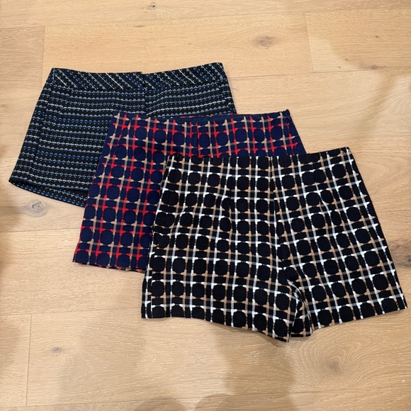 Trina Turk Pants - Trina Turk Women's Patterned Shorts - Navy, Red, Black Bundle of 3, size 4